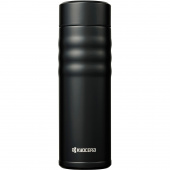 Kubek stalowy 500 ml z wewnętrzną powłoką ceramiczną Kyocera Twist Top czarny MB-17SBK