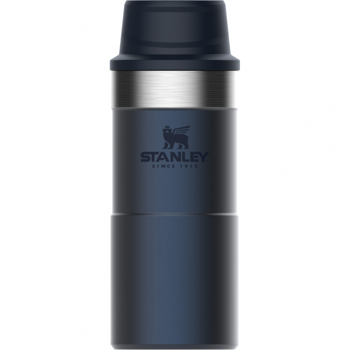 Kubek termiczny obsługiwany jedną ręką Stanley Trigger Classic granatowy 0,35L