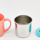 Kubek z uchem dla dzieci różowy Infant Cuitisan EC10105P