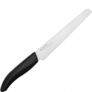 Kuchenny nóż ceramiczny do porcjowania ząbkowany 18cm Kyocera biały FK-181WH-BK