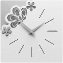 Kwadratowy zegar na ścianę Merletto CalleaDesign czekoladowy 56-10-1-69