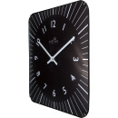 Kwadratowy zegar sterowany radiowo Alex Radio Control Nextime 35 x 35 cm, czarny 3240 ZW