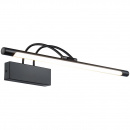 Lampa delikatna do oświetlenia obrazów LED 55 cm Finelli Maytoni czarna MIR004WL-L12B