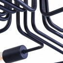 Lampa duża sufitowa industrialna na 12 żarówek retro Gilbert Maytoni Loft T532CL-12B