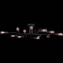 Lampa duża sufitowa industrialna na 12 żarówek retro Gilbert Maytoni Loft T532CL-12B