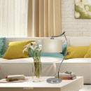 Lampa gabinetowa z kremowym abażurem Draga Candellux 41-04239