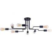 Lampa industrialna na 8 żarówek retro Gilbert Maytoni Loft T532CL-08B