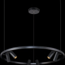 Lampa LED okrąg i sześć spotów LED Satellite Maytoni MOD102PL-L42B