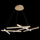 Lampa nowoczesna LED matowe złoto Line Maytoni MOD016PL-L75MG3K