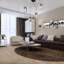 Lampa pająk kryształowe klosze, czarne, długie przewody Vitaluce VE4330-1/4PL