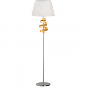 Lampa podłogowa Denis chrom i złoto 51-23506