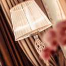 Lampa podłogowa z przeźroczystym abażurem Grace Maytoni Classic ARM247-11-G