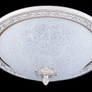 Lampa przysufitowa, klasyczna, biało-złota Aritos Maytoni Classic C906-CL-03-W