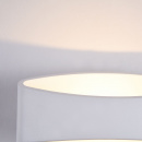 Lampa ścienna owalna, biała, nowoczesny styl Trame Maytoni Modern C806WL-L5W