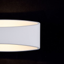 Lampa ścienna owalna, biała, nowoczesny styl Trame Maytoni Modern C806WL-L5W