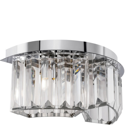 Lampa ścienna zaokrąglona, kolumny szklane Colline Maytoni MOD083WL-02CH