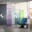 Lampa stojąca białe kule na czarno-złotej podstawie Nostalgia Maytoni MOD048FL-03G