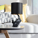 Lampa stołowa czarny nosorożec Nashorn Maytoni Modern MOD470-TL-01-B