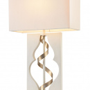 Lampa stołowa kwadratowa Intreccio Maytoni Classic ARM010-11-W