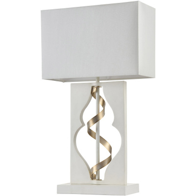 Lampa stołowa kwadratowa Intreccio Maytoni Classic ARM010-11-W