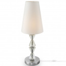 Lampa stołowa wysoka z białym abażurem Florero Maytoni MOD079TL-01CH