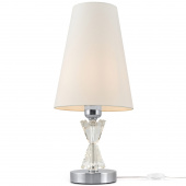 Lampa stołowa z białym abażurem Florero Maytoni MOD078TL-01CH