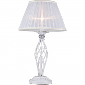 Lampa stołowa z przeźroczystym abażurem i kryształem Grace Maytoni Classic ARM247-00-G