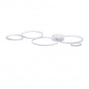 Lampa sufitowa białe koła LED Olympia Maytoni Modern MOD448-CL-5-45-W