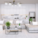 Lampa sufitowa, białe kule Nostalgia Maytoni Modern MOD048CL-06G