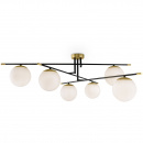 Lampa sufitowa, białe kule Nostalgia Maytoni Modern MOD048CL-06G