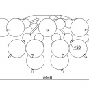 Lampa sufitowa Bolla Maytoni bursztynowe kule MOD133CL-04BS