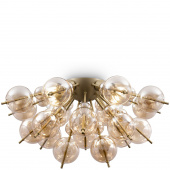 Lampa sufitowa Bolla Maytoni bursztynowe kule MOD133CL-04BS