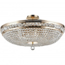 Lampa sufitowa duża, złota, kryształowa Ottilia Maytoni Classic DIA700-CL-12-G