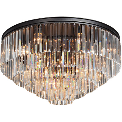 Lampa sufitowa kryształowa z dużych, sztabkowych kryształów Vitaluce VE1805-1/8+4+4+1PL