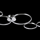 Lampa sufitowa LED chromowane koła Olympia Maytoni Modern MOD448-55-N