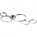 Lampa sufitowa LED chromowane koła Olympia Maytoni Modern MOD448-55-N