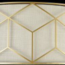 Lampa sufitowa Messina złota, geometryczna ramka Maytoni Classic H223-PL-05-G