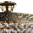 Lampa sufitowa pałacowa z kryształami, antyczne złoto Palace Maytoni Classic DIA890-CL-05-G