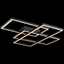 Lampa sufitowa proste, czarne prostokąty LED Line Maytoni MOD015CL-L80B