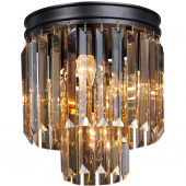 Lampa sufitowa z kryształów bursztynowych, sztabkowych Vitaluce VE5154-1/3+1PL