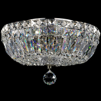 Lampa sufitowa z kryształów na metalowej podstawie Basfor Maytoni Classic DIA100-CL-03-N