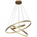 Lampa wisząca 3x ring LED Rim Maytoni mosiądz MOD058PL-L100BS4K