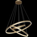Lampa wisząca 3x ring LED Rim Maytoni mosiądz MOD058PL-L100BS4K