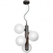 Lampa wisząca 5 szklanych kul Vitaluce VE4858-7/5S