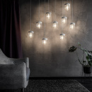 Lampa wisząca Acorn UMAGE biała / chrom 02104