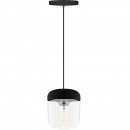 Lampa wisząca Acorn UMAGE czarna / chrom 02081