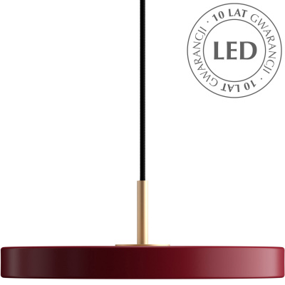Lampa wisząca Asteria Mini UMAGE bordowa 02210