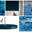 Lampa wisząca Asteria petrol UMAGE 02173