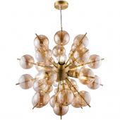 Lampa wisząca Bolla Maytoni bursztynowe kule MOD133PL-06BS