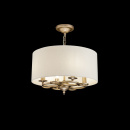 Lampa wisząca cylindryczny, kremowy abażur na 4 żarówki Anna Maytoni Classic H007PL-04G